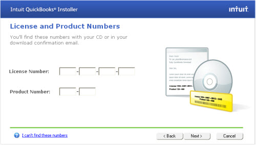 Intuit quickbooks license lookup web page